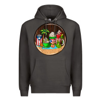 Smoke puerto rico coasters Premium Hoodie - AdoDesignShop