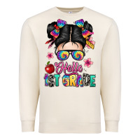 Sandshell hello first grade Premium Sweatshirt - texasbilliewilder