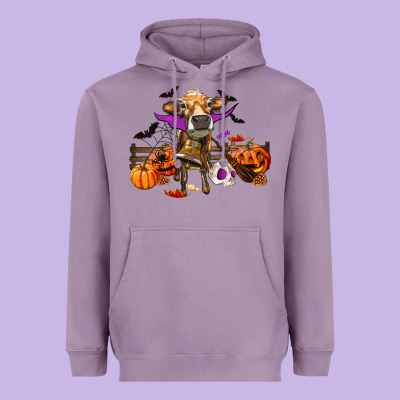 Heavyweight Hoodie Heifer Cow Halloween