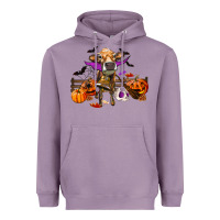 Lavender Heifer Cow Halloween Heavyweight Hoodie - RanaPortraitStore