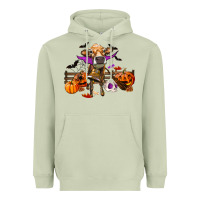 Matcha Heifer Cow Halloween Heavyweight Hoodie - RanaPortraitStore