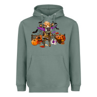 Sage Heifer Cow Halloween Heavyweight Hoodie - RanaPortraitStore