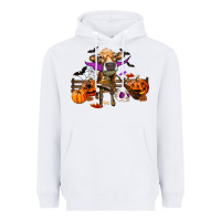 White Heifer Cow Halloween Heavyweight Hoodie - RanaPortraitStore