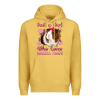 Antique Gold Just A Girl Love Who Loves Guinea Pigs Premium Hoodie - Artiststas