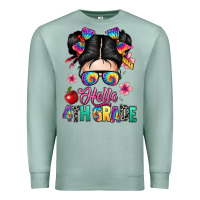 Seafoam hello fourth grade Premium Sweatshirt - texasbilliewilder