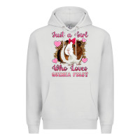 Dove Grey Just A Girl Love Who Loves Guinea Pigs Premium Hoodie - Artiststas