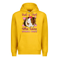 Lemon Just A Girl Love Who Loves Guinea Pigs Premium Hoodie - Artiststas