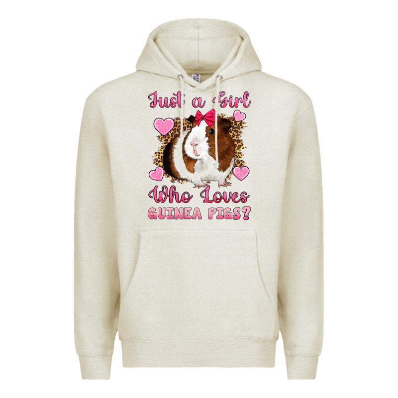 Just A Girl Love Who Loves Guinea Pigs Premium Hoodie by Artiststas | Teevron