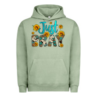 Pigment Oil Green just pray Urban Hoodie - Artiststas