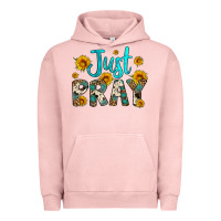 Pigment Salmon just pray Urban Hoodie - Artiststas