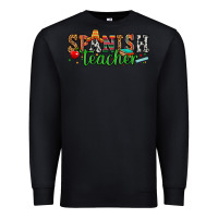 Black spanish teacher Premium Sweatshirt - Zillion Design Studio