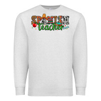 Oatmeal Heather spanish teacher Premium Sweatshirt - Zillion Design Studio