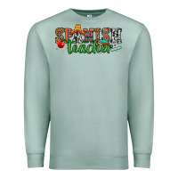 Seafoam spanish teacher Premium Sweatshirt - Zillion Design Studio