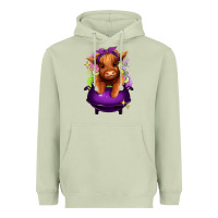 Matcha Halloween Heifer Heavyweight Hoodie - RanaPortraitStore