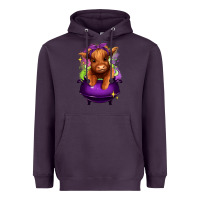 Plum Halloween Heifer Heavyweight Hoodie - RanaPortraitStore