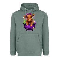 Sage Halloween Heifer Heavyweight Hoodie - RanaPortraitStore
