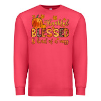 Cardinal thankful blessed and kind of a mess Premium Sweatshirt - Zillion Design Studio