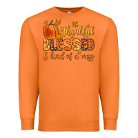 Carrot thankful blessed and kind of a mess Premium Sweatshirt - Zillion Design Studio