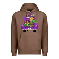 Chestnut farm truck, mardi gras Premium Hoodie - JahusDesignShop