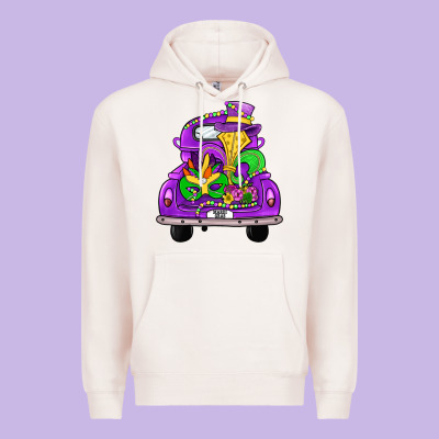 Farm Truck, Mardi Gras Premium Hoodie Designed By Jahusdesignshop
