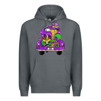 Rock farm truck, mardi gras Premium Hoodie - JahusDesignShop