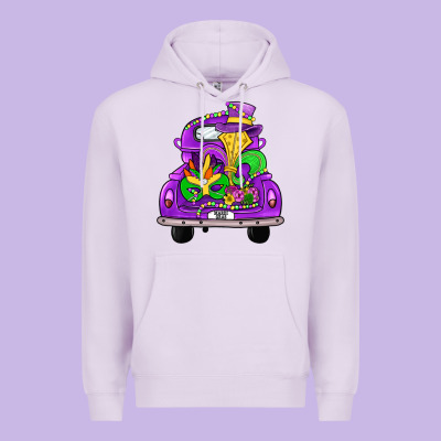 Farm Truck, Mardi Gras Premium Hoodie Designed By Jahusdesignshop