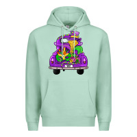 Seafoam farm truck, mardi gras Premium Hoodie - JahusDesignShop