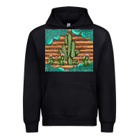 Black cactus gemstone Urban Hoodie - JahusDesignShop