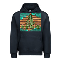 Navy cactus gemstone Urban Hoodie - JahusDesignShop