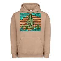 Pigment Burro cactus gemstone Urban Hoodie - JahusDesignShop