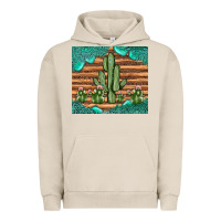 Pigment French Oak cactus gemstone Urban Hoodie - JahusDesignShop