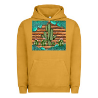 Pigment Peanut Butter cactus gemstone Urban Hoodie - JahusDesignShop