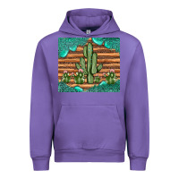 Tulip cactus gemstone Urban Hoodie - JahusDesignShop