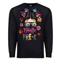 Black hello pre k Premium Sweatshirt - texasbilliewilder