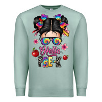 Seafoam hello pre k Premium Sweatshirt - texasbilliewilder
