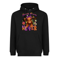 Black Hocus pocus Heifer Heavyweight Hoodie - RanaPortraitStore