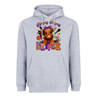 Heather Grey Hocus pocus Heifer Heavyweight Hoodie - RanaPortraitStore