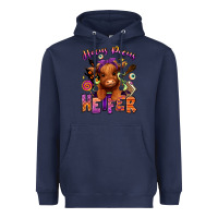 Navy Hocus pocus Heifer Heavyweight Hoodie - RanaPortraitStore