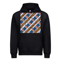 Black american mama leopard seamless pattern Urban Hoodie - BundleAndBundleShop