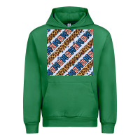 Emerald american mama leopard seamless pattern Urban Hoodie - BundleAndBundleShop