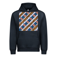 Navy american mama leopard seamless pattern Urban Hoodie - BundleAndBundleShop