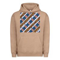 Pigment Burro american mama leopard seamless pattern Urban Hoodie - BundleAndBundleShop