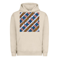Pigment French Oak american mama leopard seamless pattern Urban Hoodie - BundleAndBundleShop