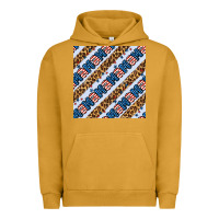 Pigment Peanut Butter american mama leopard seamless pattern Urban Hoodie - BundleAndBundleShop