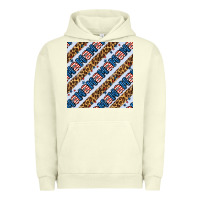 Pigment Pistachio american mama leopard seamless pattern Urban Hoodie - BundleAndBundleShop