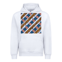 White american mama leopard seamless pattern Urban Hoodie - BundleAndBundleShop