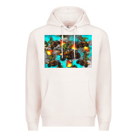 Pale Pink Dinosaur monster truck Premium Hoodie - Artiststas