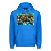 True Royal Dinosaur monster truck Premium Hoodie - Artiststas