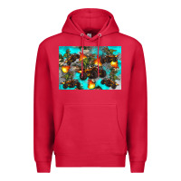 Cardinal Dinosaur monster truck Premium Hoodie - Artiststas