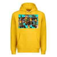 Lemon Dinosaur monster truck Premium Hoodie - Artiststas